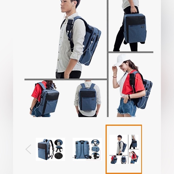 NEW YUANYE Business Water Repellent Nylon Laptop Backpack main image 7